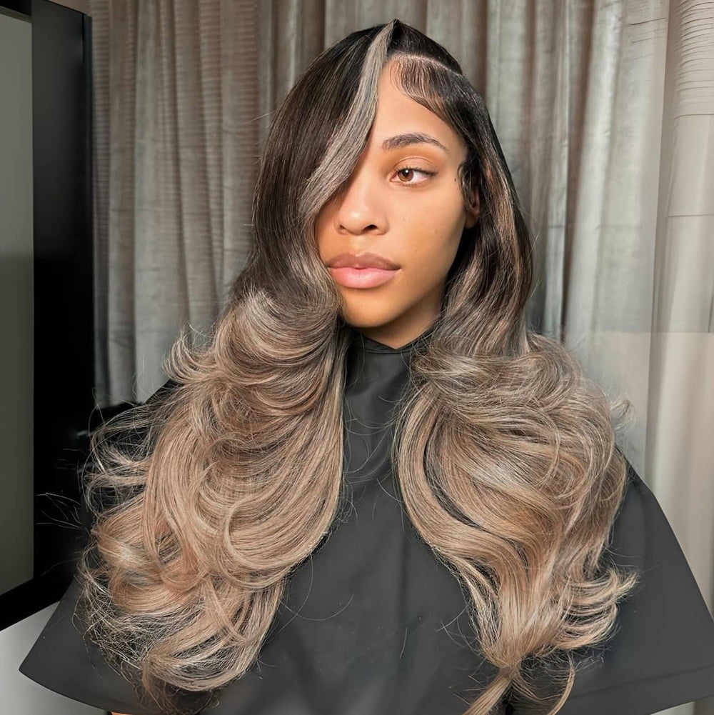 Ulaphence 210% density virgin hair for fuller, voluminous ends.