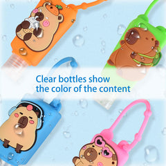 UlBemoll 30ml transparent silicone bottles showcased for compact travel.