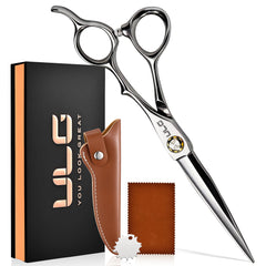 ULG 6.9-inch scissors focusing on blade edge for precise cuts