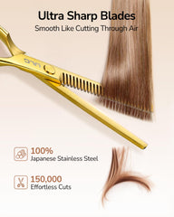 ULG ambidextrous handles shown for comfortable, versatile use in any cutting position