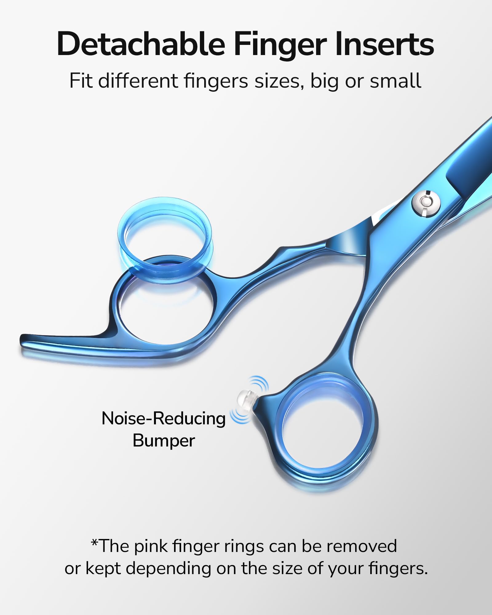 ULG blue diamond stones hinge design for premium aesthetic