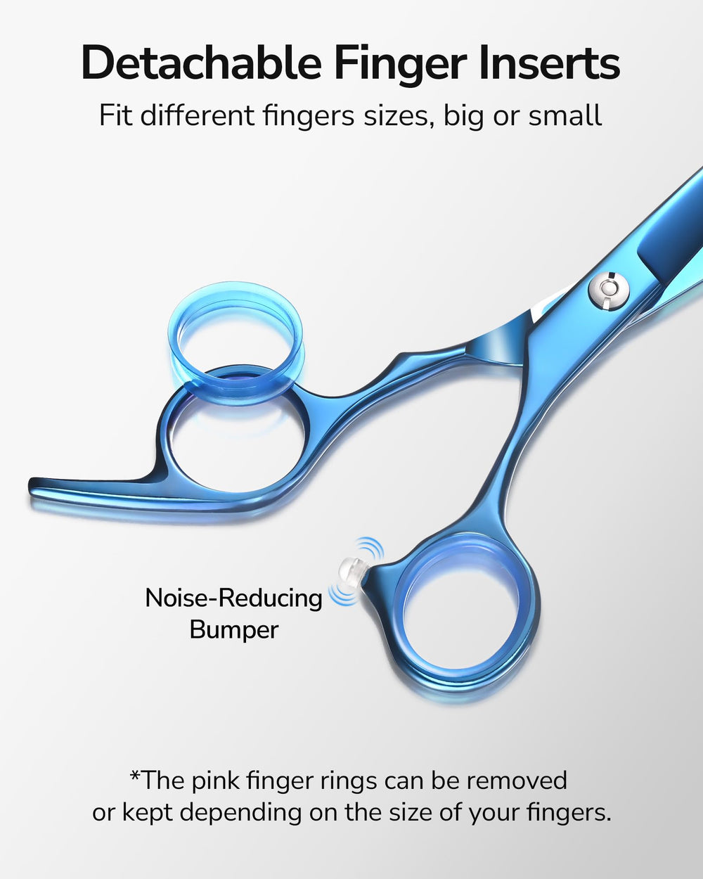 ULG blue diamond stones hinge design for premium aesthetic