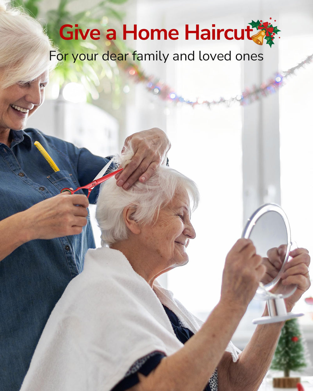ULG Christmas Red Edition cutting scissors add festive flair to any setup