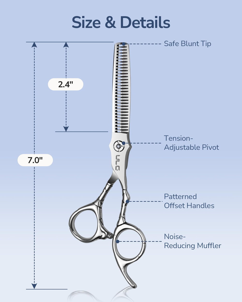 ULG professional-grade tool ideal for stylists and home users alike
