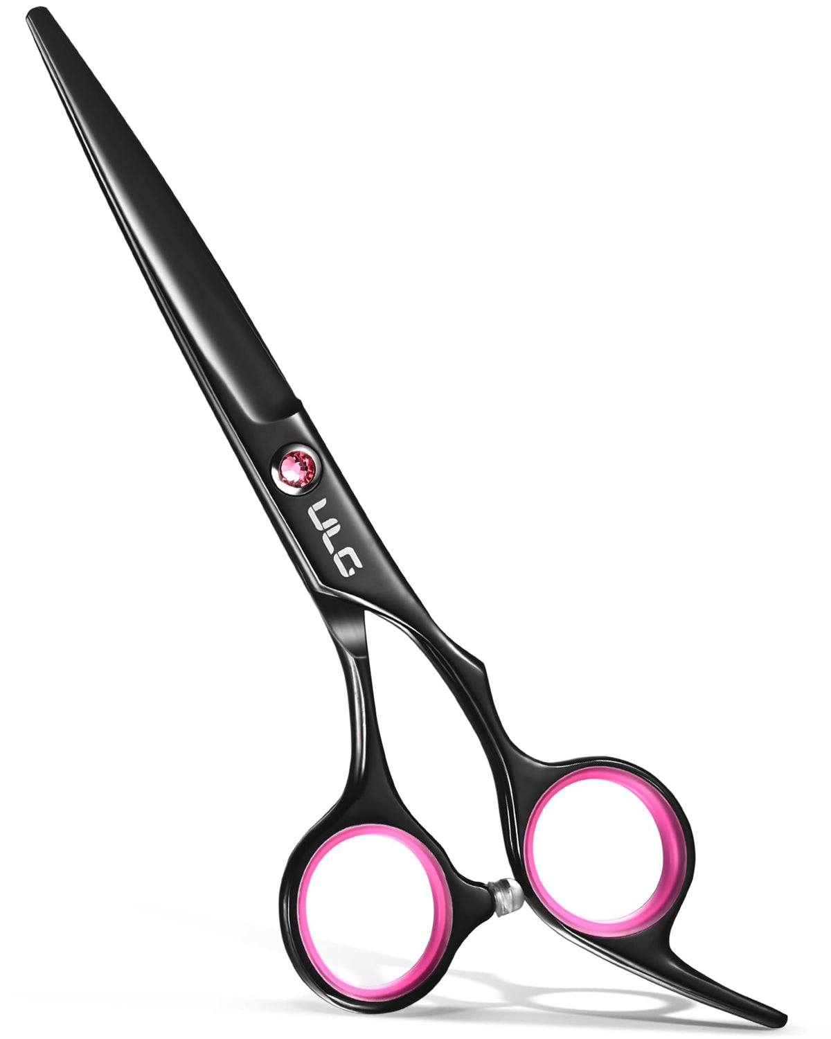 ULG hair cutting scissors with razor edge for clean, precise cuts in salon or home use