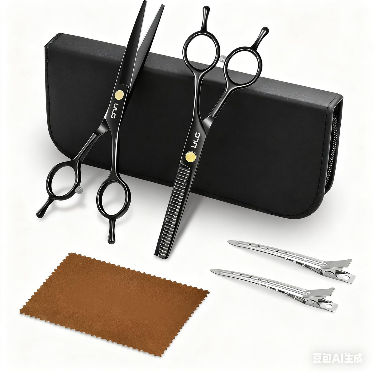 ULG hair cutting scissors 6.5 inch, right-handed, for precise trims at home or salon
