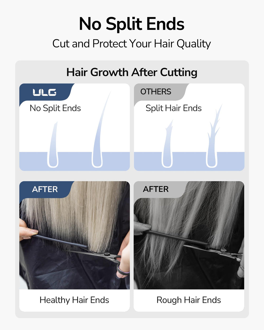 ULG texturizing razor with ergonomic grip for gentle detailing