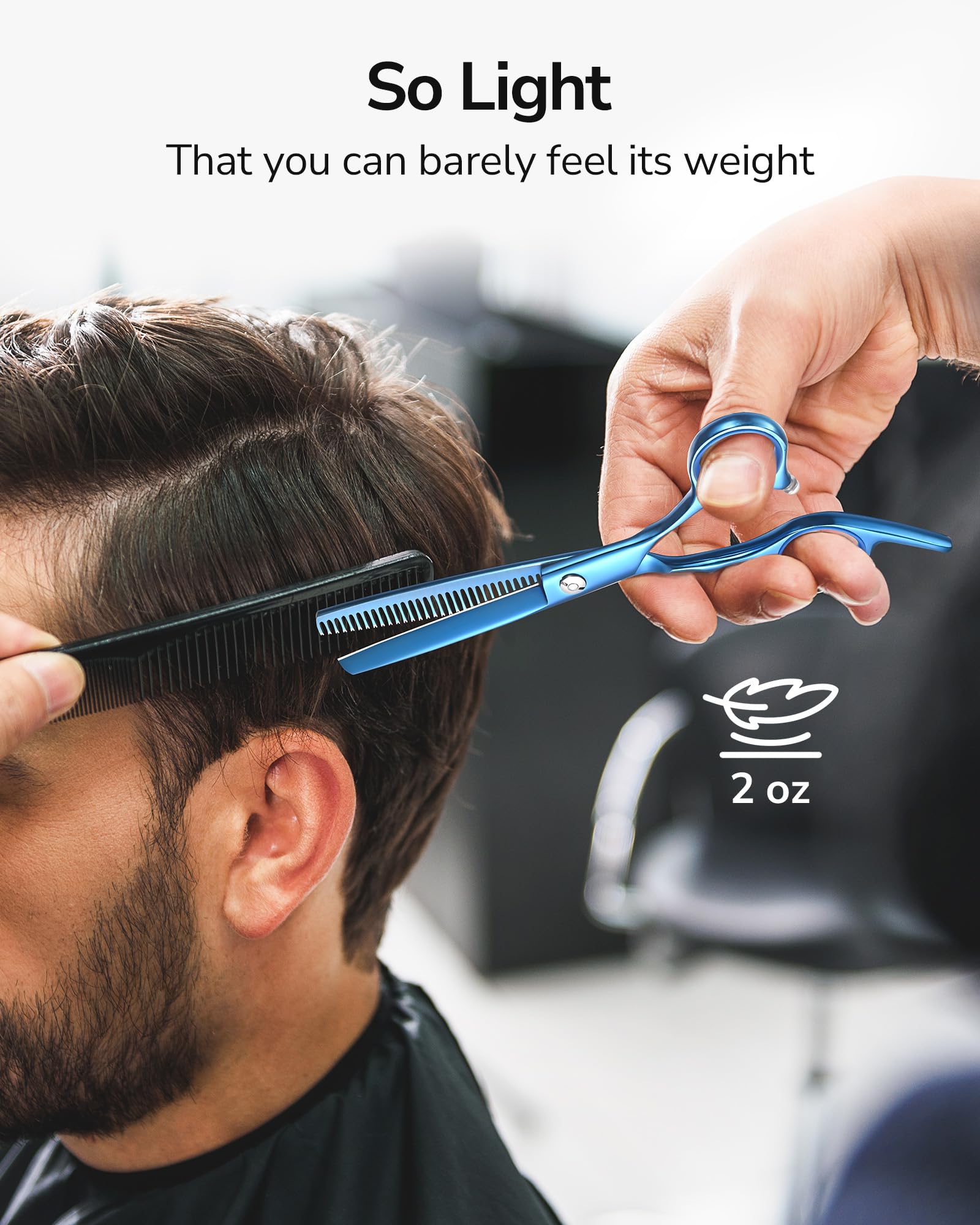 ULG hair thinning shears bangs layers texture for styling