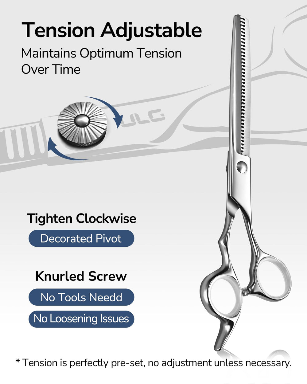 ULG haircutting cloth keeps garments clean during home trims.