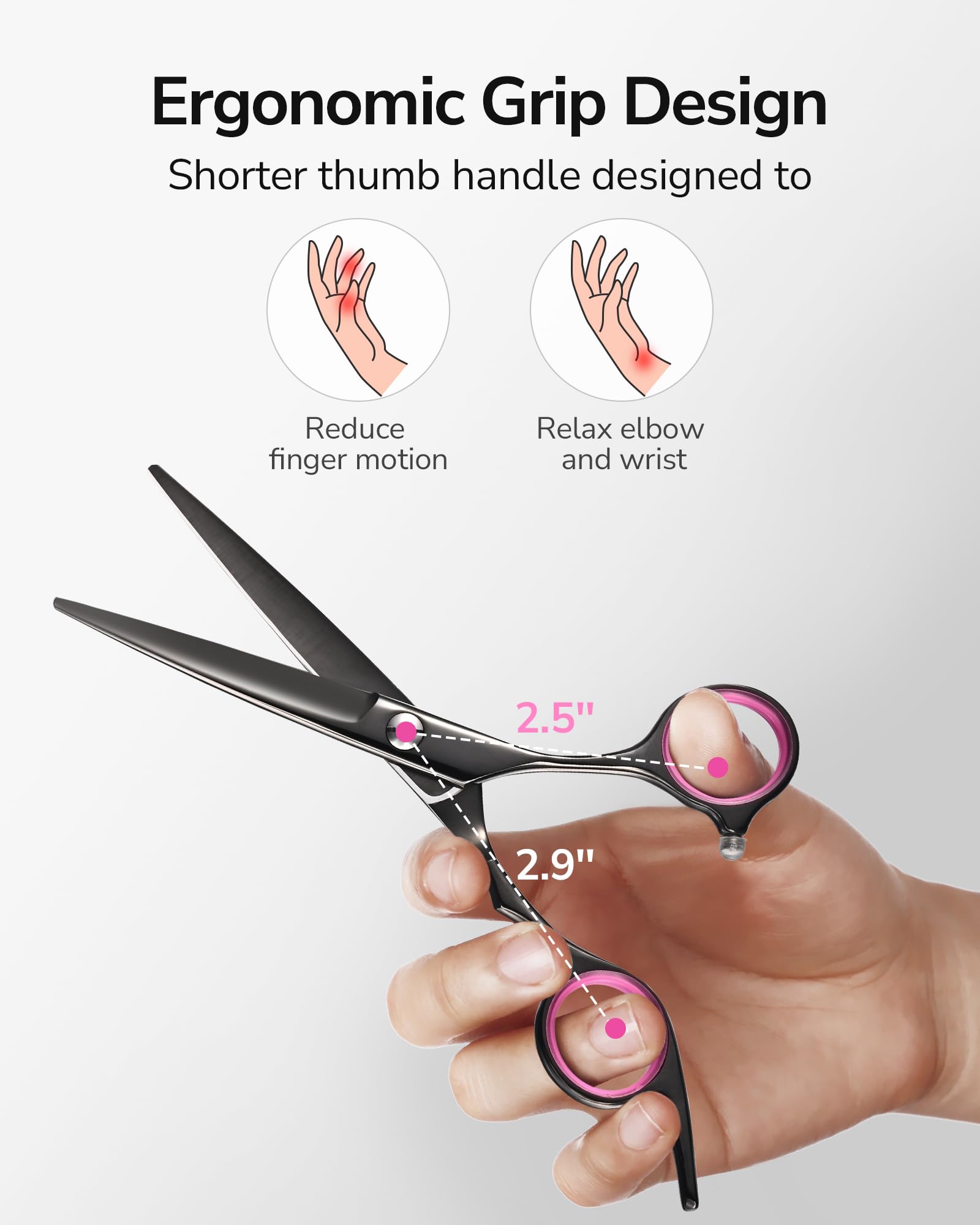 ULG Japanese 440C stainless steel blades for lasting sharpness and smooth slicing