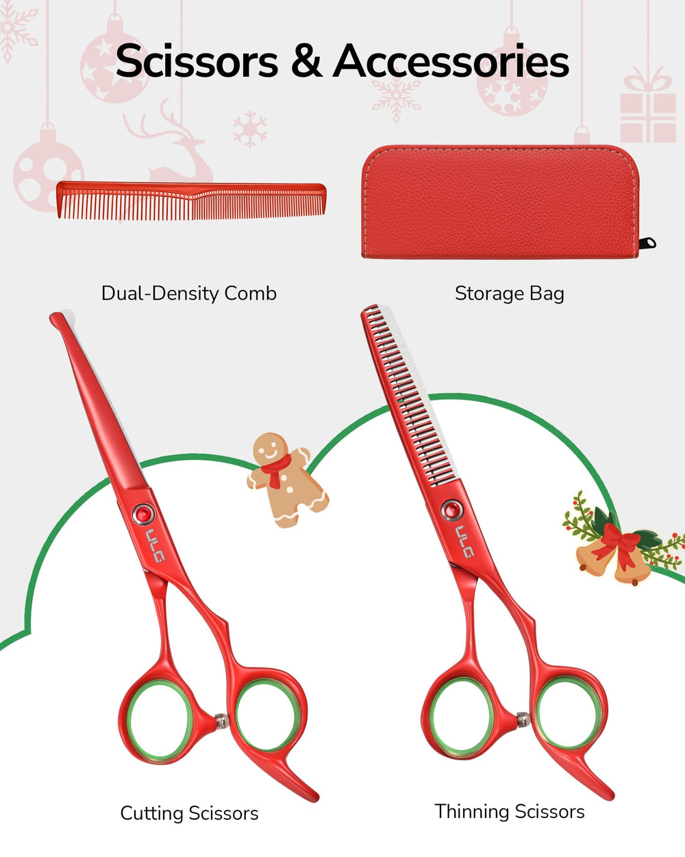 ULG ergonomic offset handles improve comfort and control