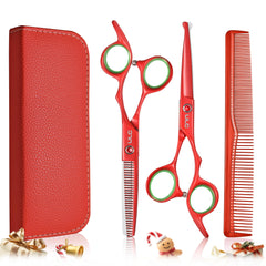 ULG Kids hair cutting scissors with round tip for safe toddler trims