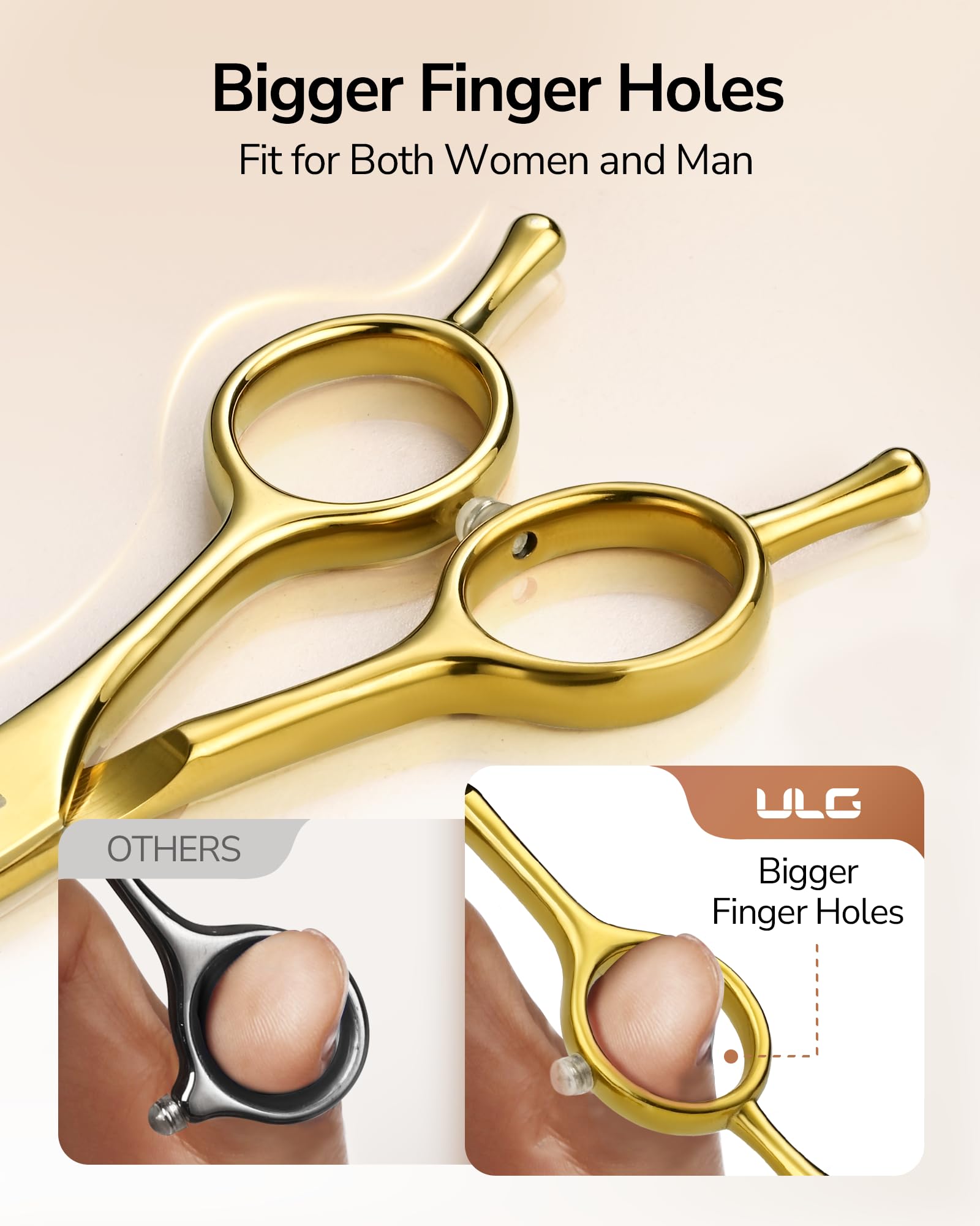 ULG lightweight design highlighting easy handling during long grooming sessions