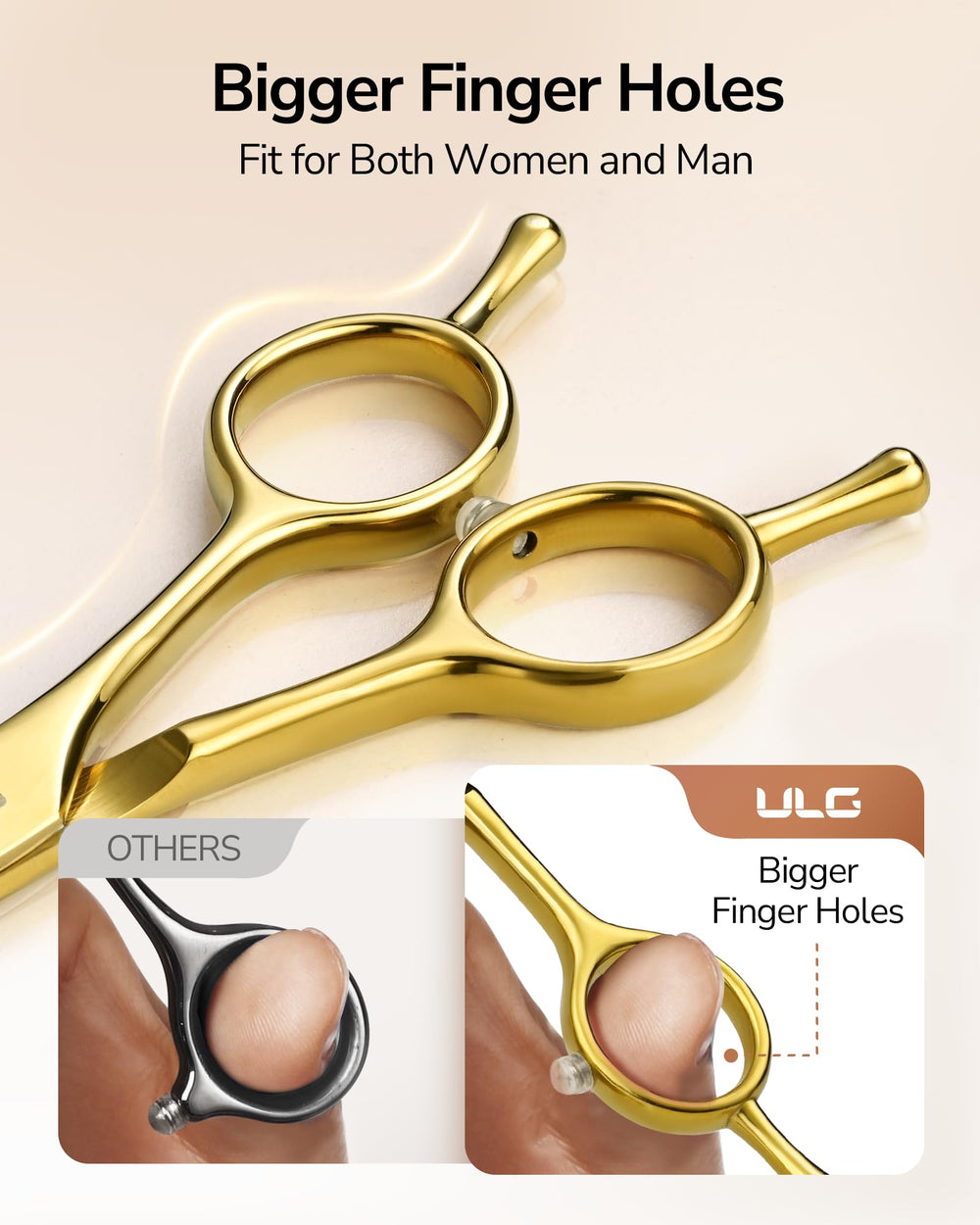 ULG lightweight design highlighting easy handling during long grooming sessions