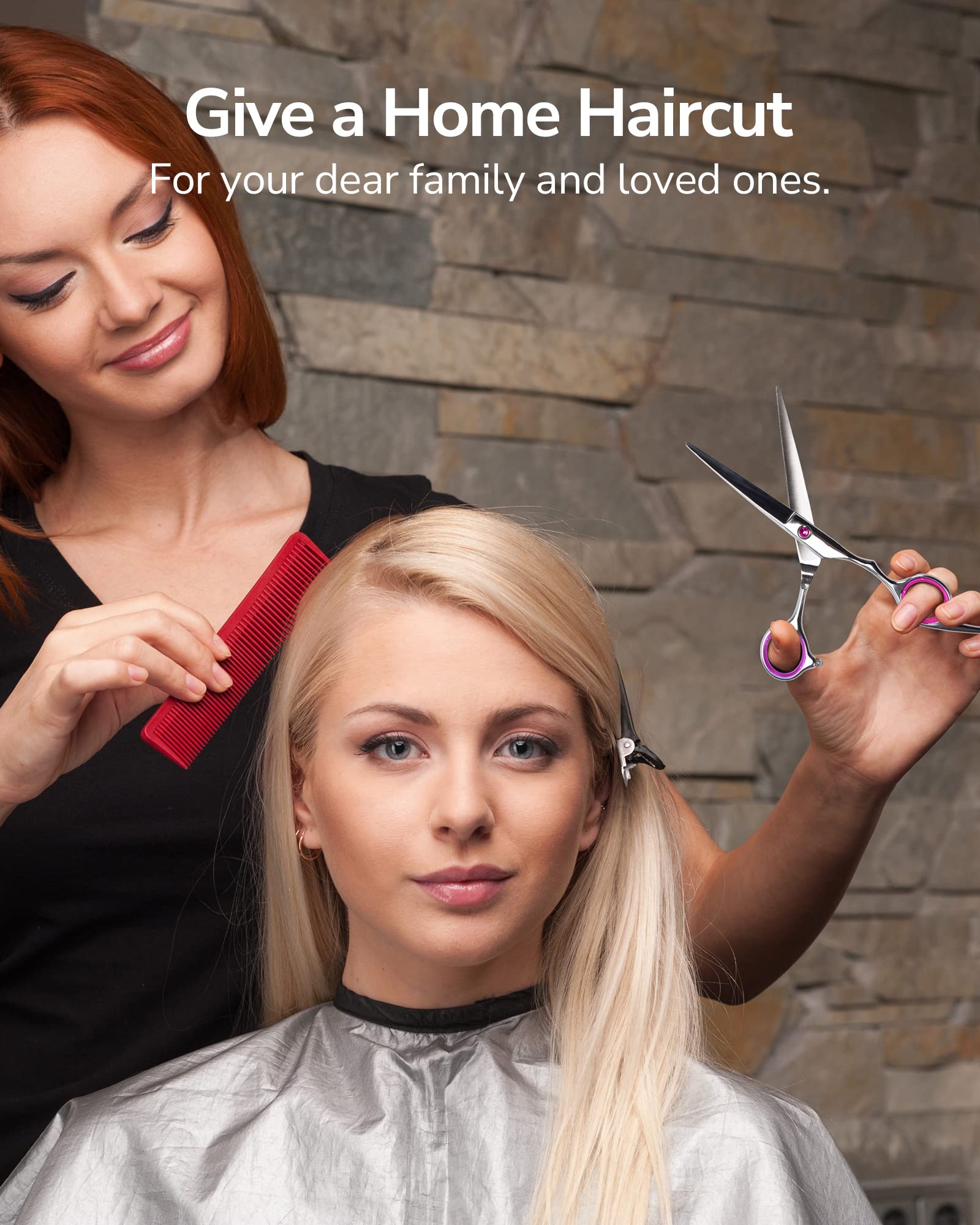 ULG mirror finish stainless steel salon scissors for elevated styling