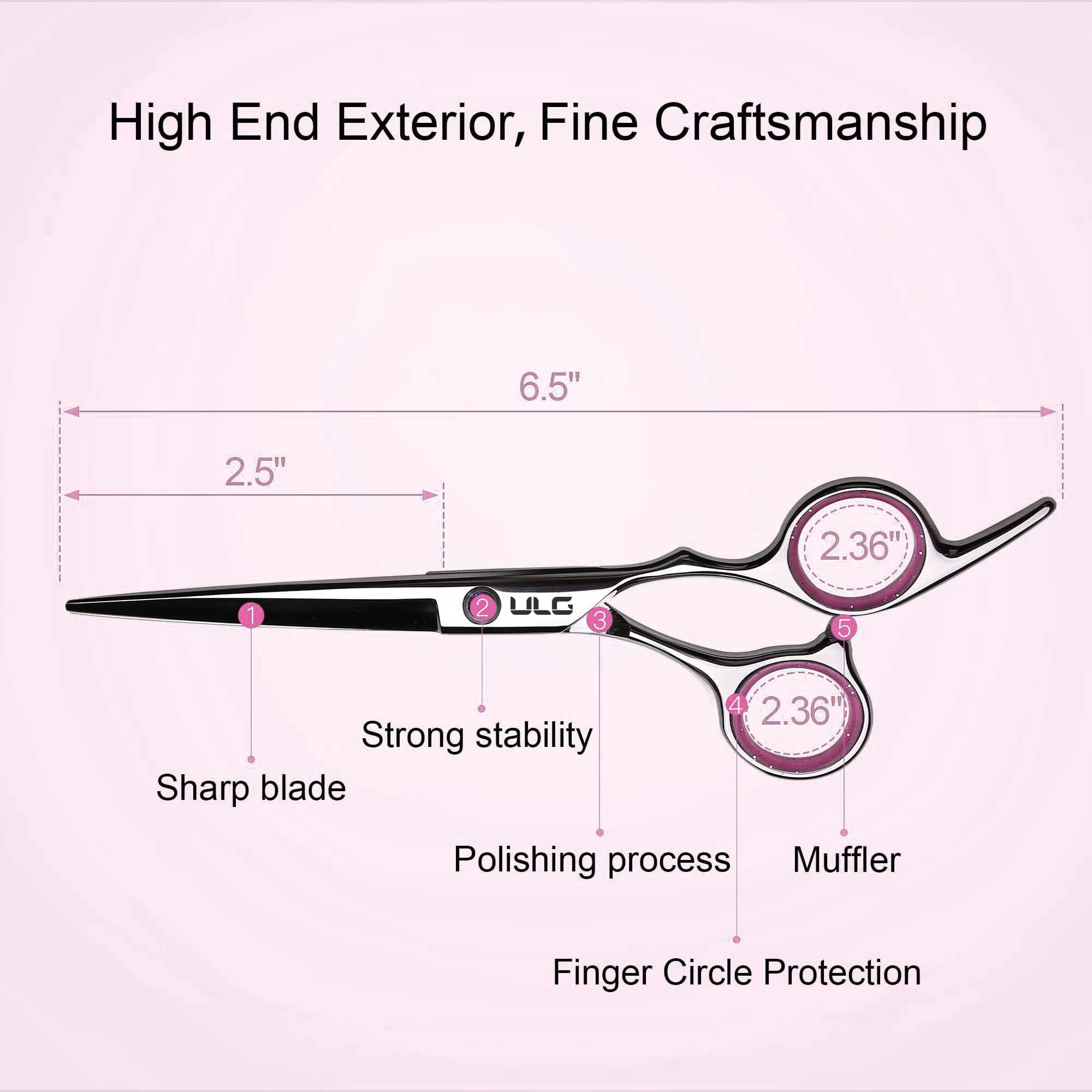 ULG off-set ergonomic grip reduces strain during long styling sessions.