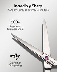 ULG offset grip for comfortable long sessions in salon or home use