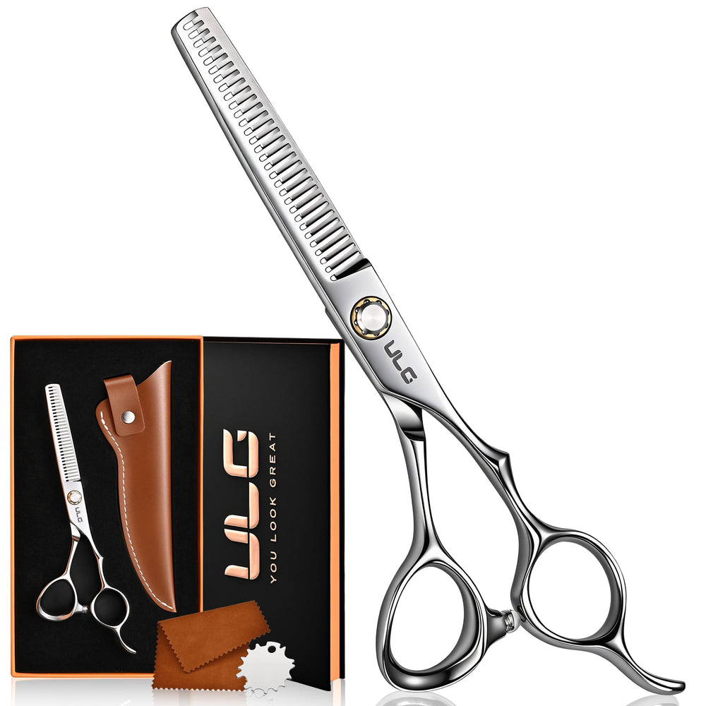 ULG thinning scissors with 32 teeth for precise texturing and layering