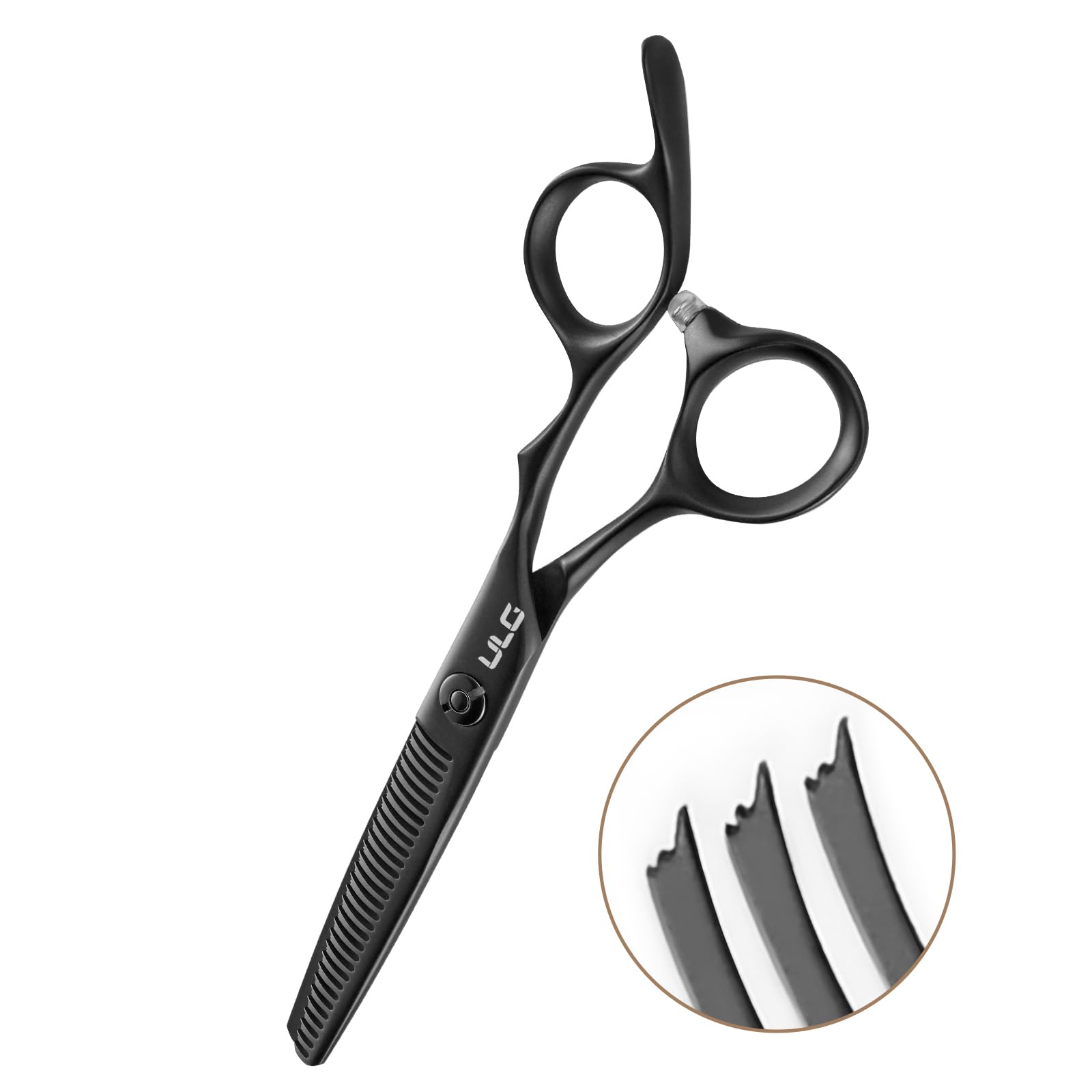 ULG Texturizing Shears studio shot for professional styling use.