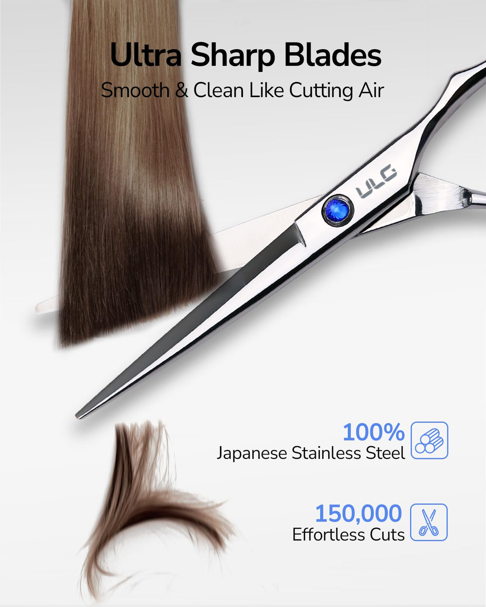 ULG thinning scissors with 30 teeth for balanced texture and thinning