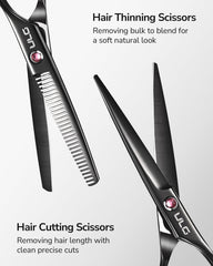 ULG thinning shears 30 teeth for natural layering and thinning
