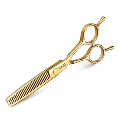 ULG thinning shears 6.5 inch blade close-up for precise thinning results