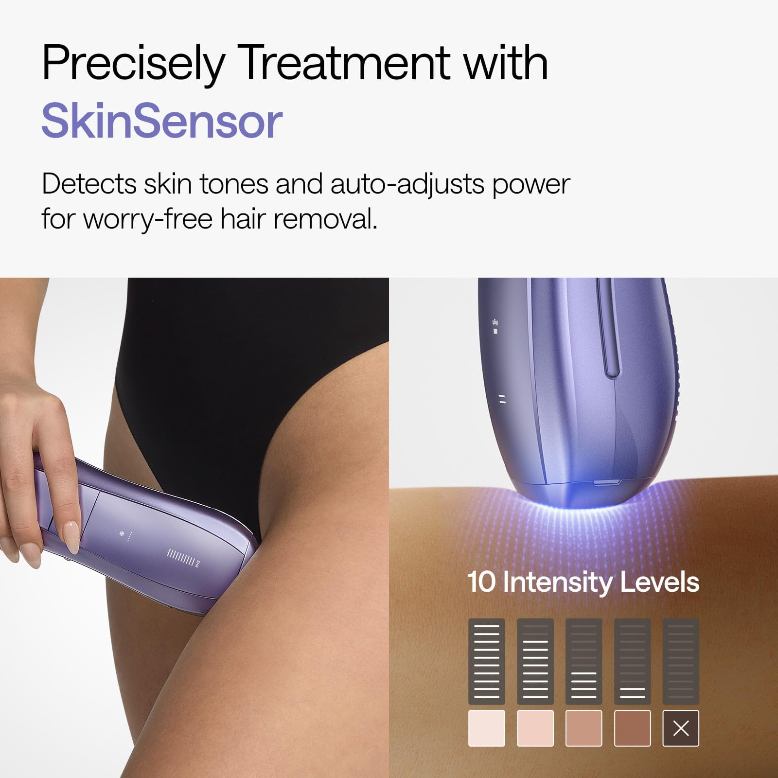 Ulike Air 10 IPL body-use image focusing on legs and arms