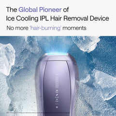 Ulike Air 10 IPL device side view showing slim profile for easy storage