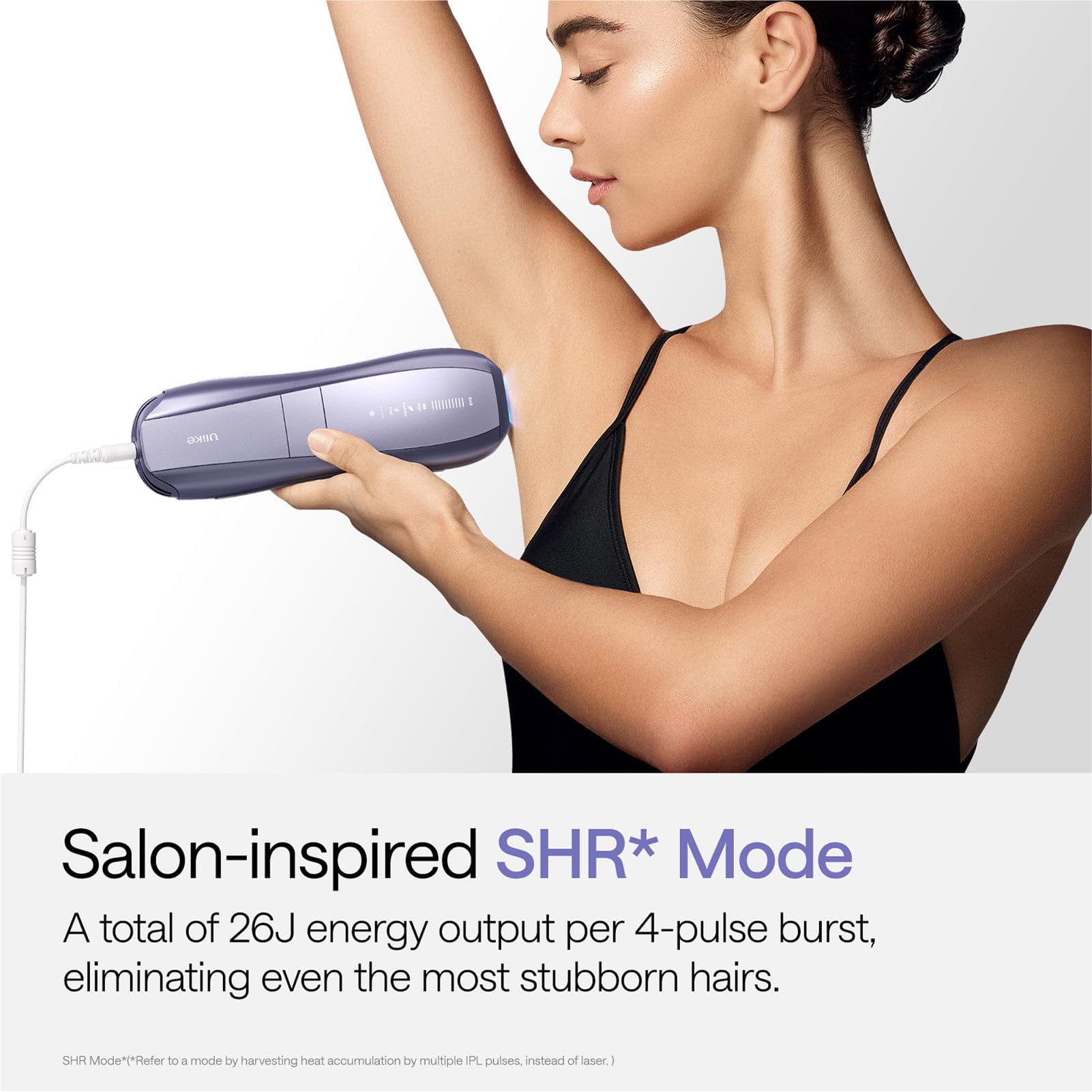 Ulike Air 10 IPL facial-use capability image for gentle at-home treatments
