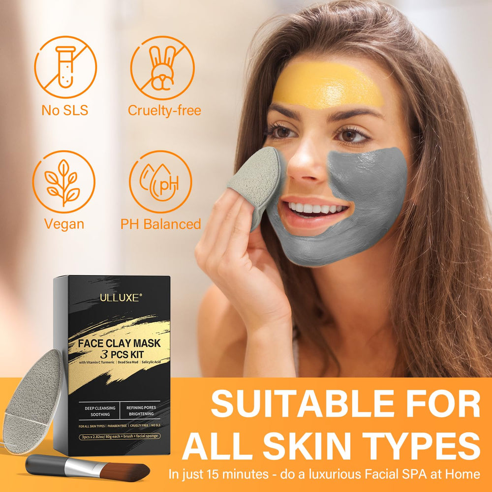 Ulluxe Face mask suitable for all skin types.