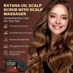 ulluxe Scalp Scrub foaming lather during application for deep exfoliation.