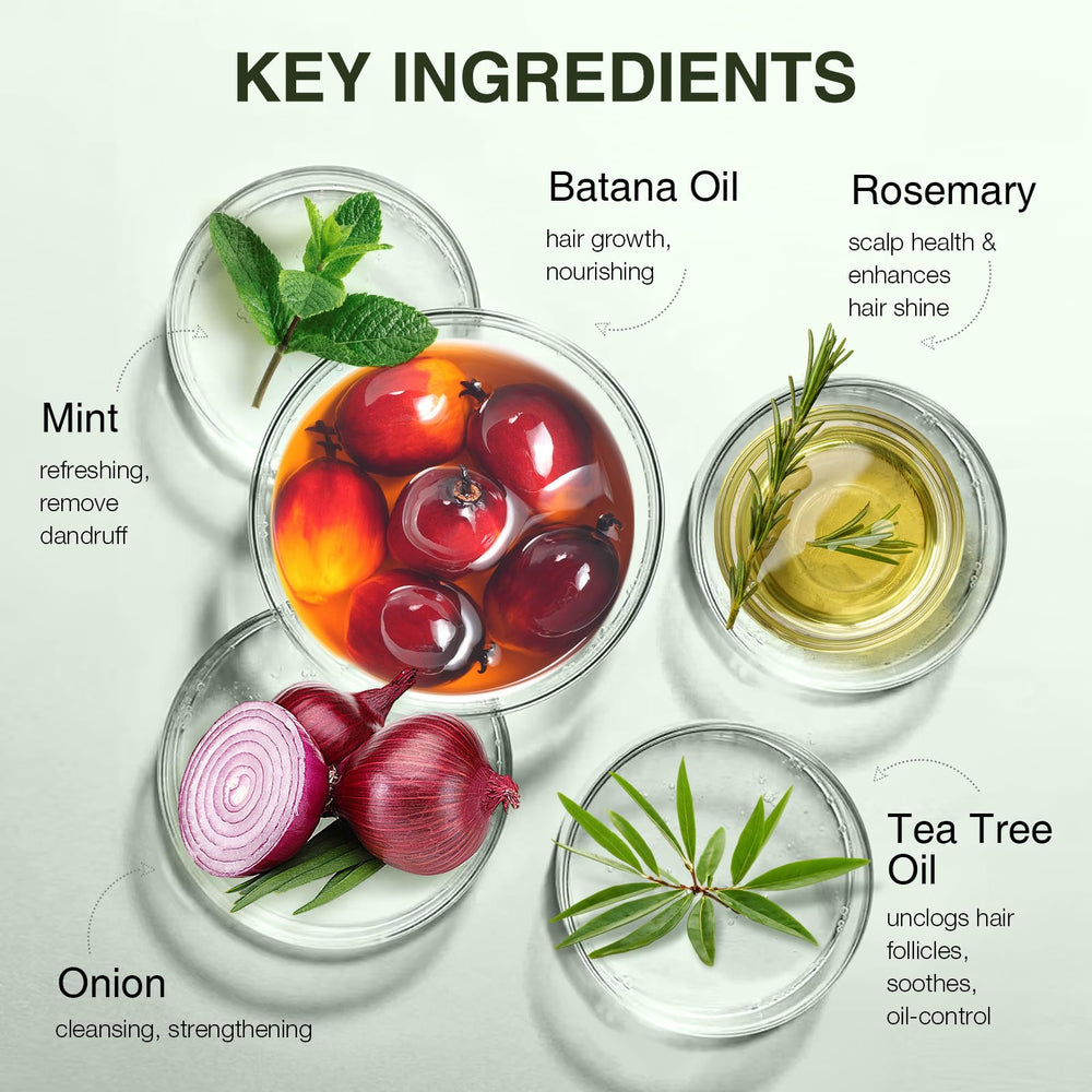 ulluxe Tea Tree Mint conveys refreshing cleanse and scalp relief.