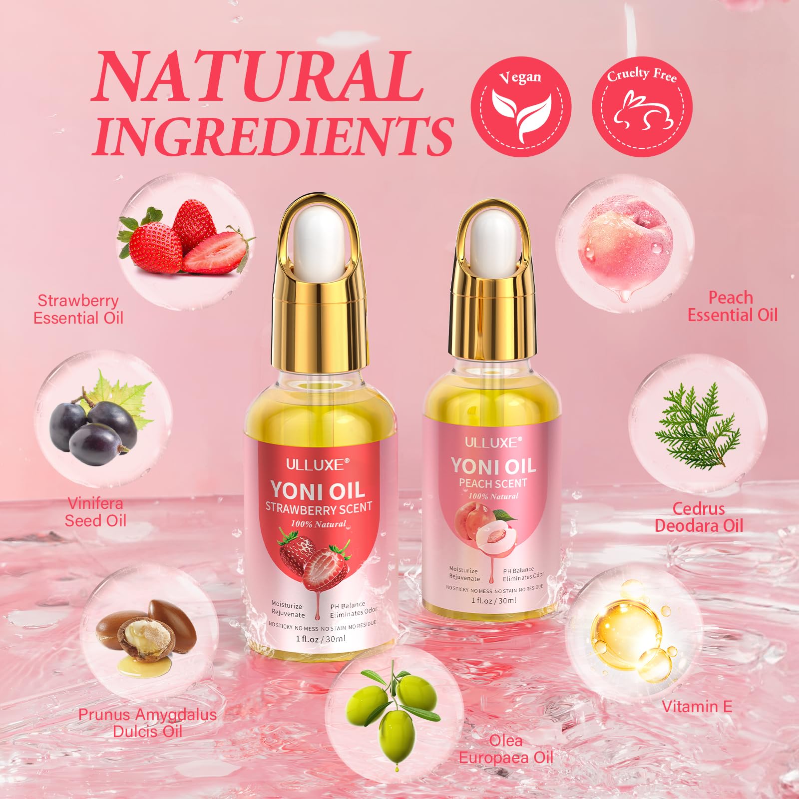 ulluxe Yoni Oil massage application for perineal comfort