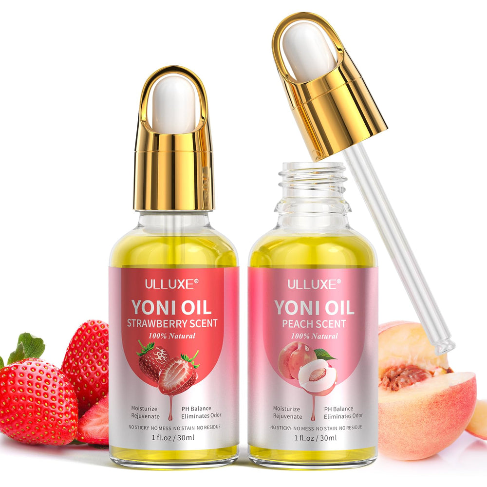 ulluxe Yoni Oil skin-softening after application close-up