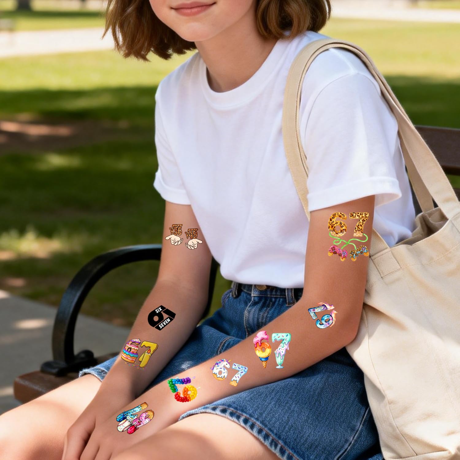 Ulmisfee Six Seven tattoos on skin deliver vibrant color and lasting wear.