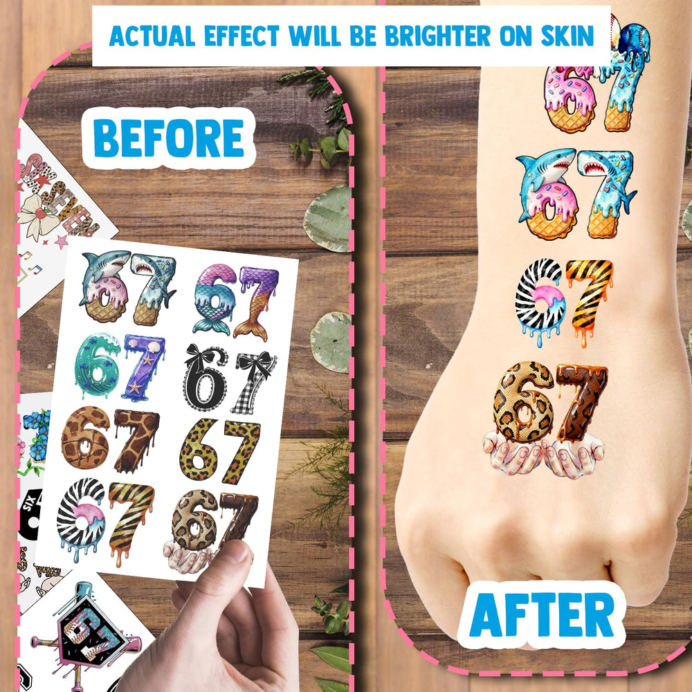 Ulmisfee Six Seven party tattoos spark games, photo moments, and celebrations.
