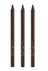Ulta Beauty 3-pack Mink gel eyeliner pencils organized for a smooth, long-lasting brown look.
