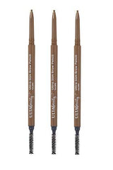 Ulta Beauty Ultra Slim Brow Pencil Taupe packaging highlights precise, wax-based formula for natural brows
