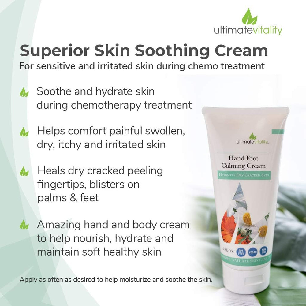 UltimateVitality Hand Foot Cream texture appears smooth, leaving skin soft and comfortable.