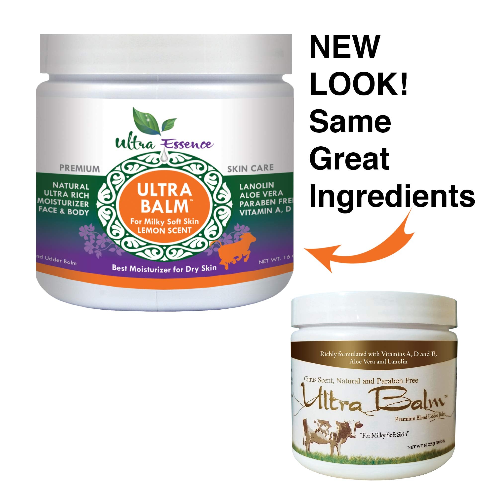 Ultra Balm cream on skin highlights creamy texture and quick absorption.
