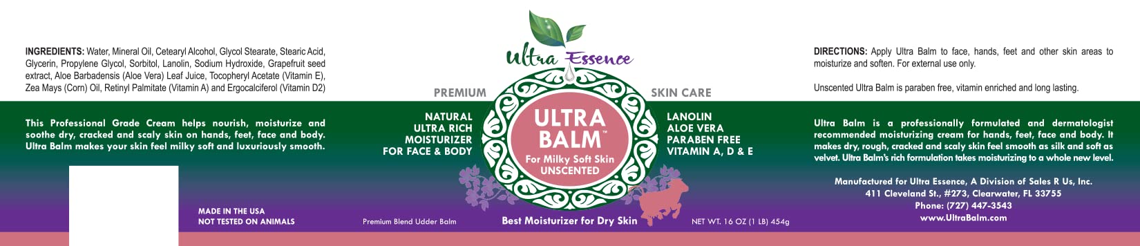 Hands applying Ultra Balm to dry cracked skin for moisturized feel