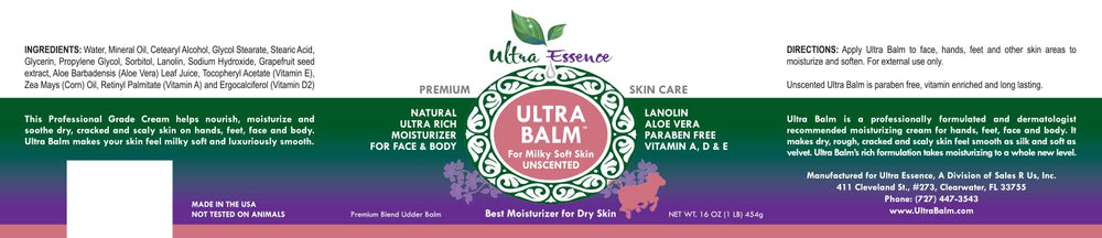 Hands applying Ultra Balm to dry cracked skin for moisturized feel