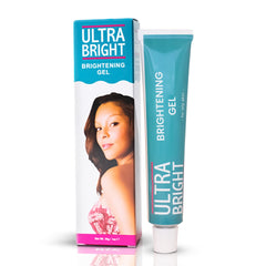ULTRA BRIGHT Brightening Gel bottle highlighting nourishing formula for radiant skin.