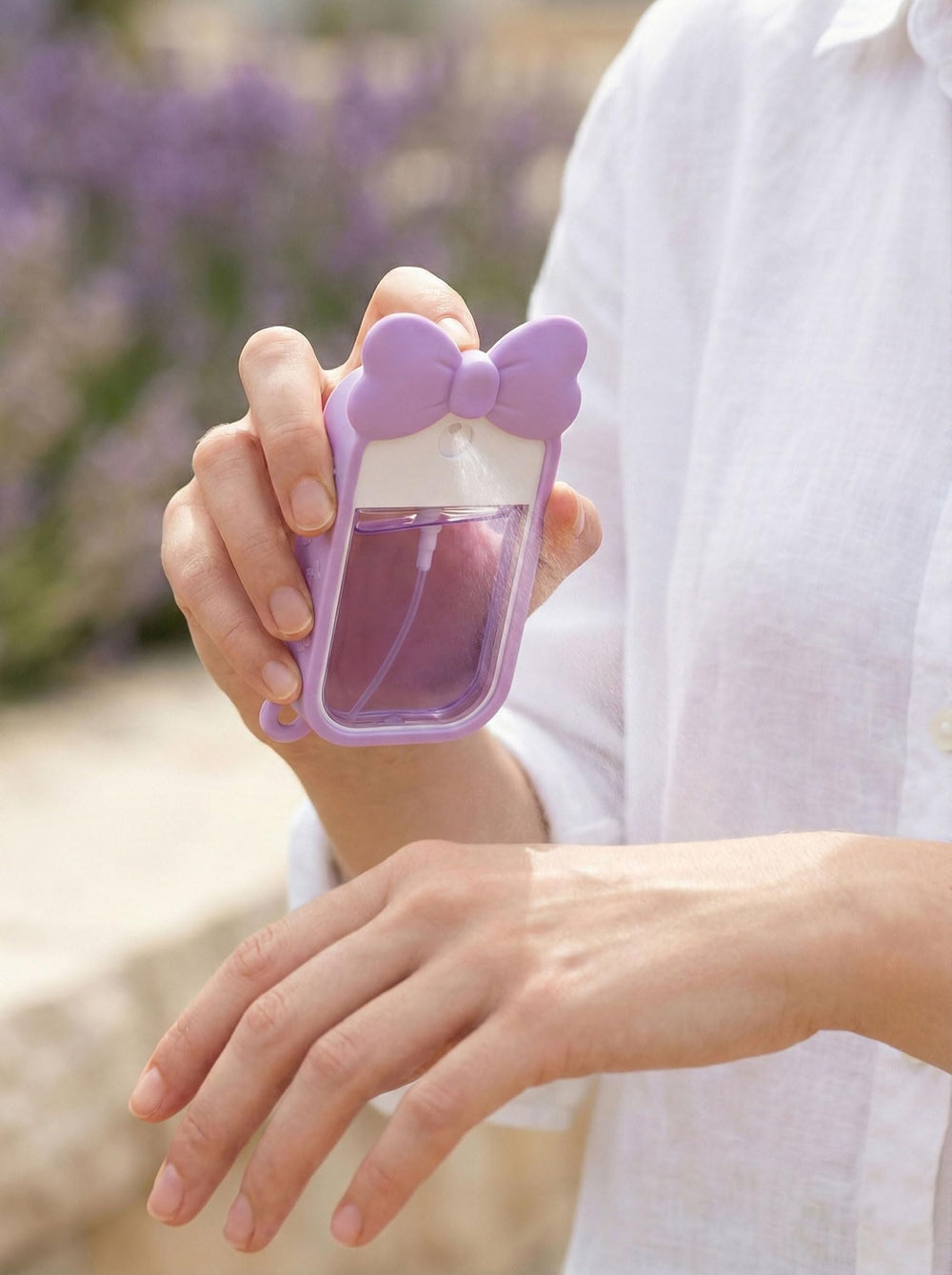 ULTRASKINX gift-ready packaging adds charm to a sanitizer holder