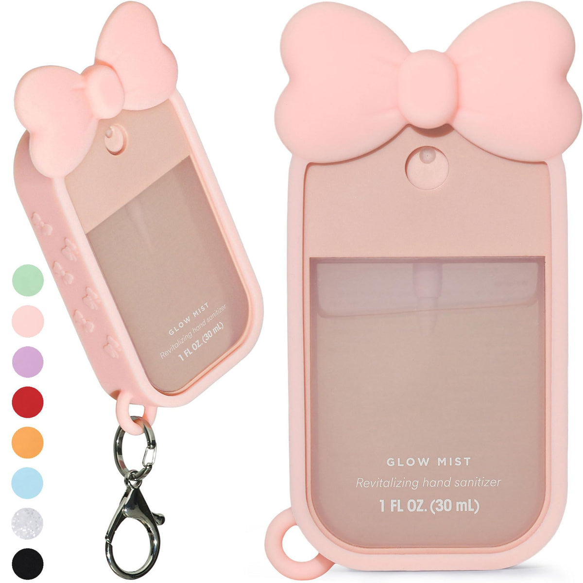 ULTRASKINX Ribbon Bow Case front view showcasing chic bow design and blush pink finish