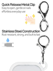 ULTRASKINX Silicone soft-touch material for comfortable daily use.