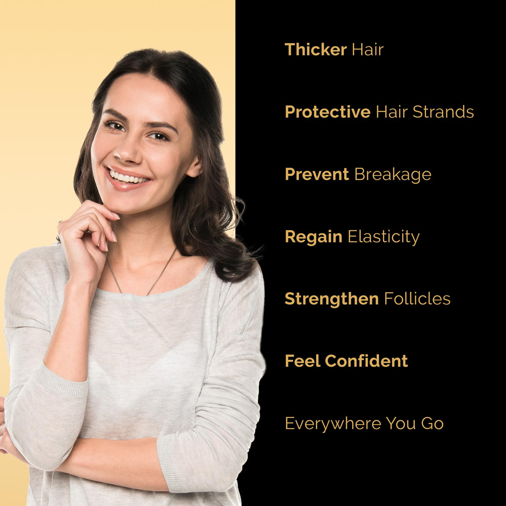 Hair Plush application routine image illustrating step-by-step use