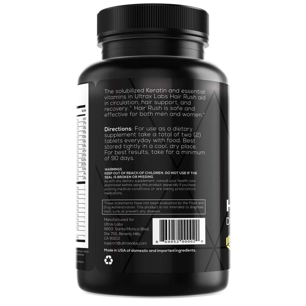 Men and women using Ultrax Labs Hair Rush in daily routine
