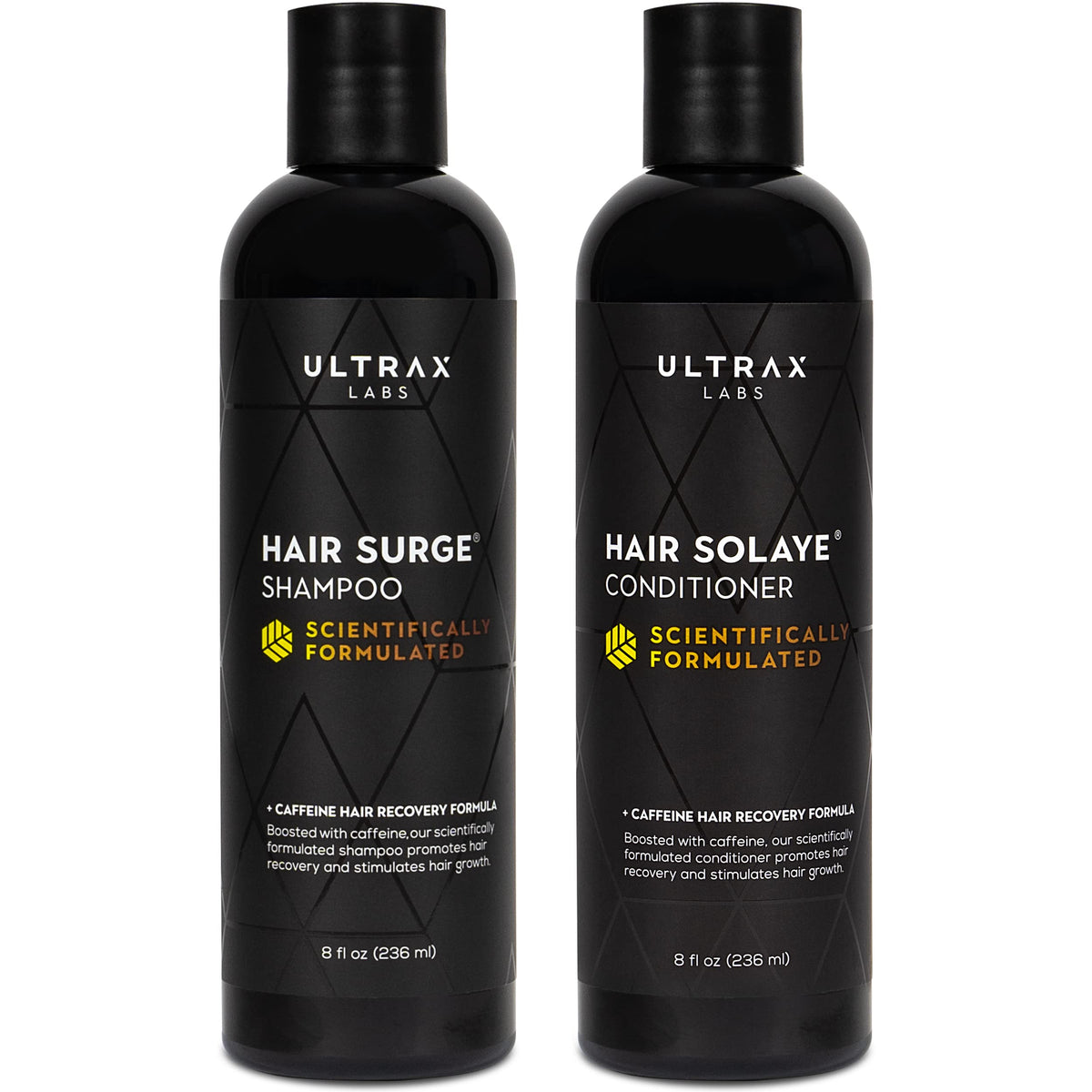 Ultrax Labs Hair Surge Shampoo bottle for daily scalp cleansing and vitality
