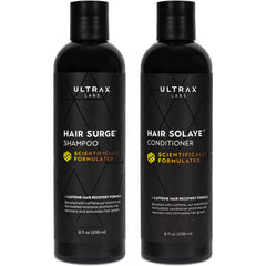 Ultrax Labs Hair Surge Shampoo bottle for daily scalp cleansing and vitality